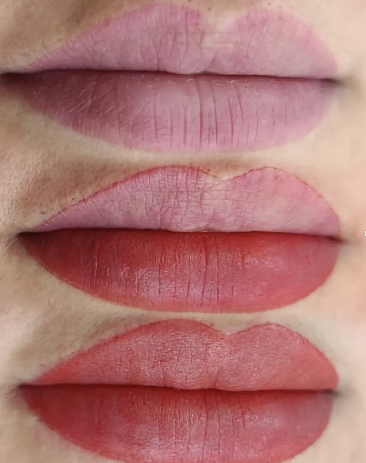 pink cosmetic tattoo